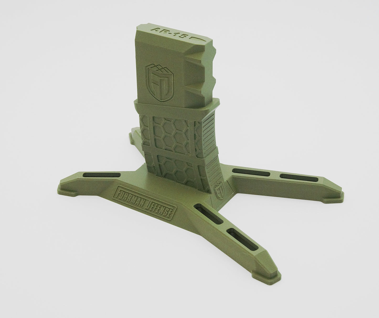 AR-15 MOD1 Display Stand – Horizontal Magwell Holder, Low Profile Rifle Storage