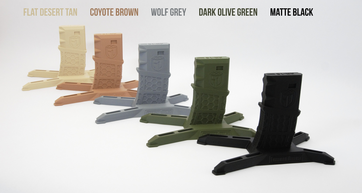 AR-15 MOD1 Display Stand – Horizontal Magwell Holder, Low Profile Rifle Storage