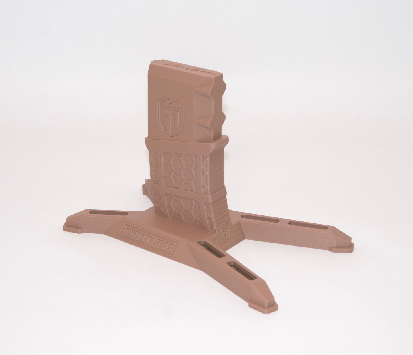 AR-15 MOD1 Display Stand – Horizontal Magwell Holder, Low Profile Rifle Storage